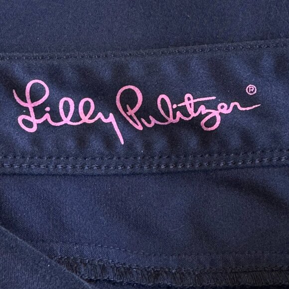 Lilly Pulitzer Worth Skinny Jeans Midnight Navy Blue Mid Rise Women's 5 Pocket 8 - Picture 8 of 12